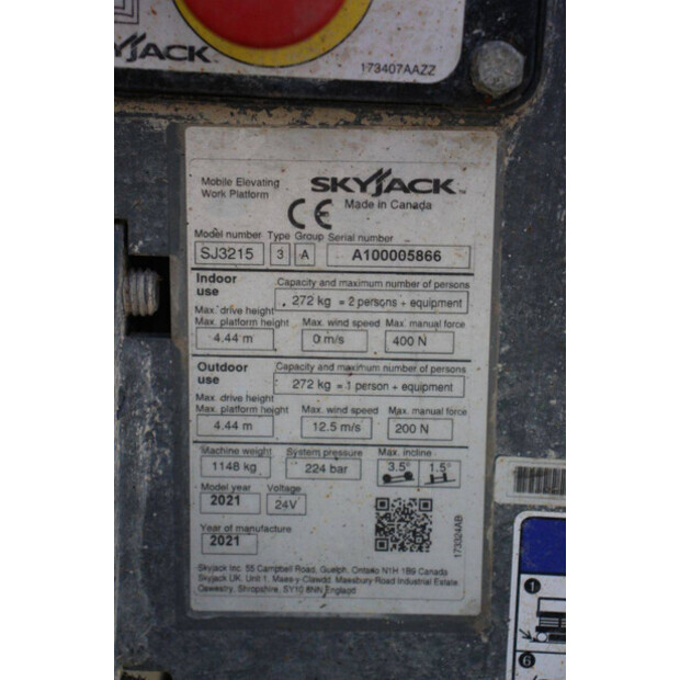 2021 SkyJack SJ3215-44143646