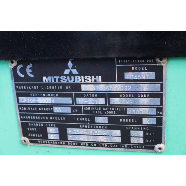 2018 MITSUBISHI FD45NT-44145326