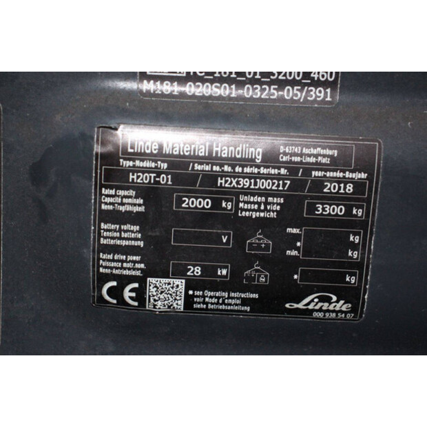 2018 Linde H20T-01-44145905