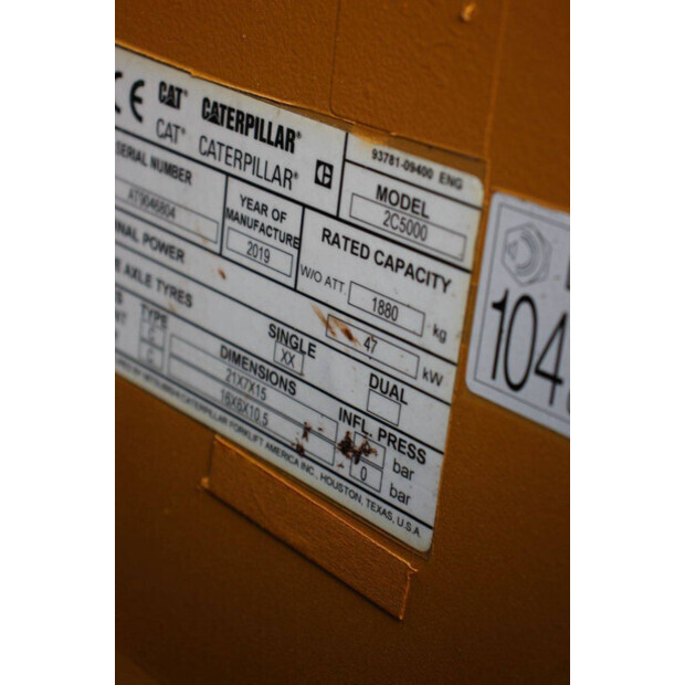 2019 كاتربيلر 2C5000-44146436