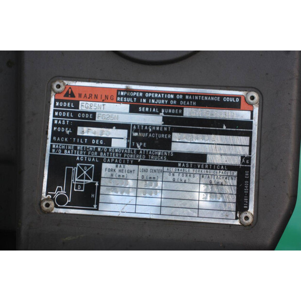 2014 MITSUBISHI FG25NT-44146728