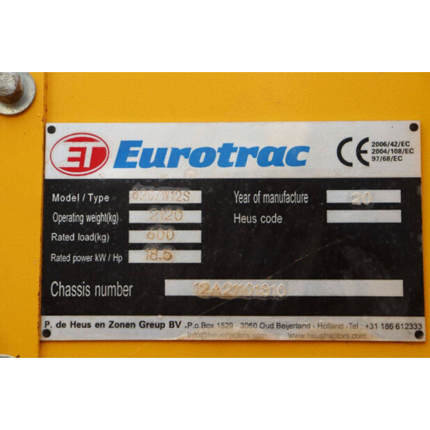 2020 Eurotrac 820/W12S-44147019