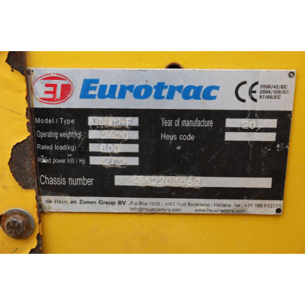 2020 Eurotrac W12F-44147730