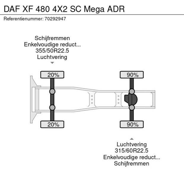 2017 DAF XF 480-44149917
