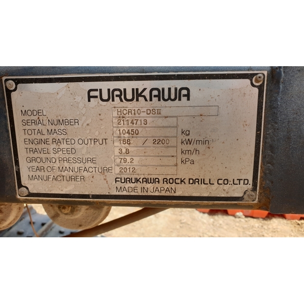 2012 FURUKAWA HCR10-DSII-44150916