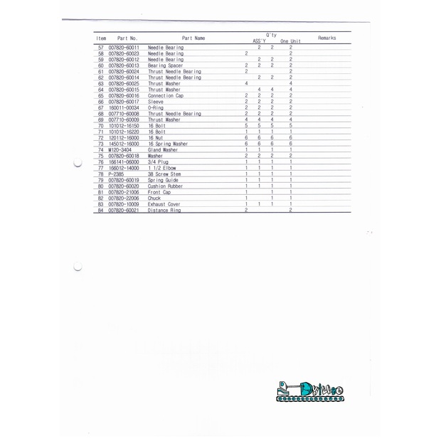 SPARE PARTS PD200 Used-44151159