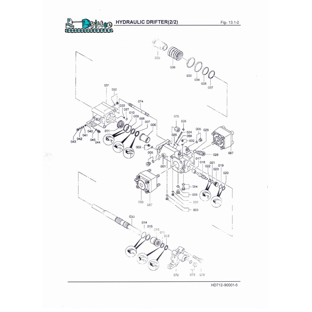قطع الغيار HD712 مستعملة-44151170