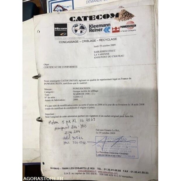 2006 باورسكرين Warrior 1400-44167005