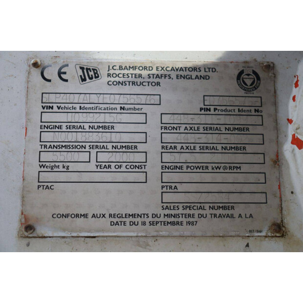 2000 جيه سي بي Santerne ZX-44169761