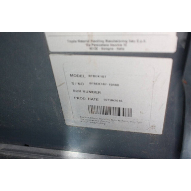 2016 Toyota 8FBEK18T-44170391