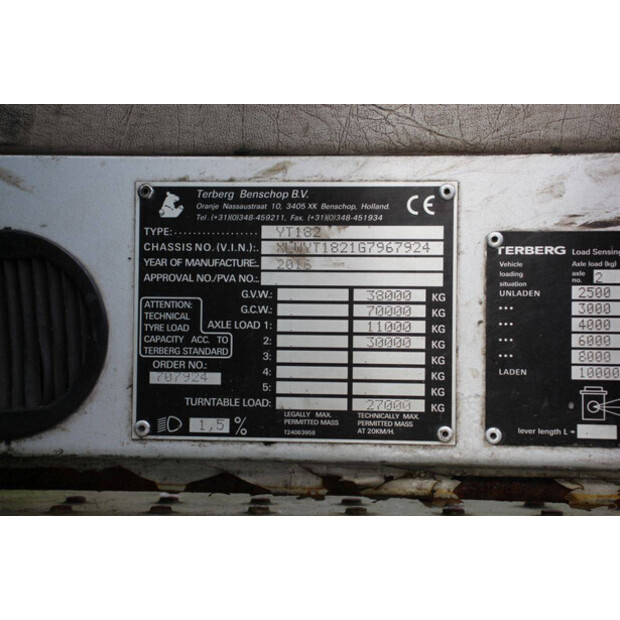 2016 Terberg YT182-44170738