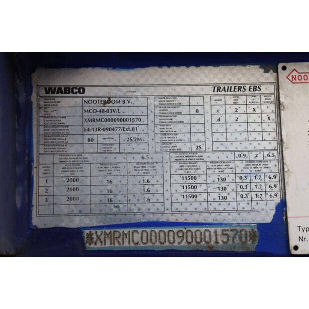 2009 Nooteboom MCO-48-03V/L-44170813