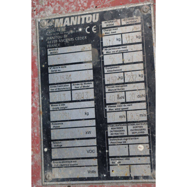 2013 MANIACCESS 120 SE-44171366