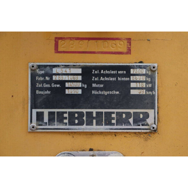 1990 Liebherr L541-44172722