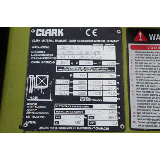 2001 كلارك CEM 30S-44173035