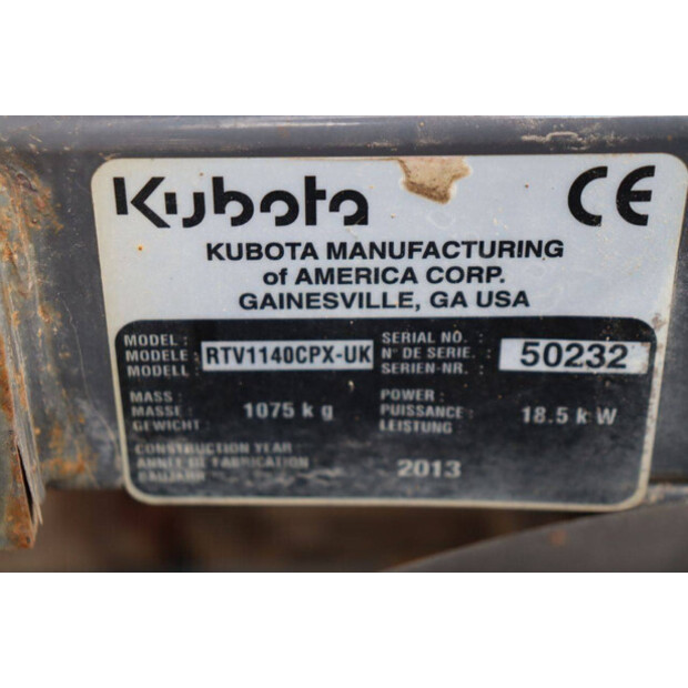 2013 KUBOTA RTV1140CPX-UK-44173464