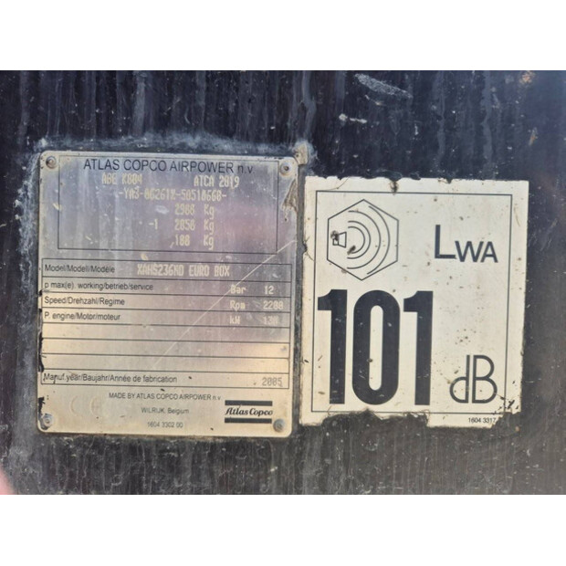 2005 Atlas-Copco XAHS236MD EURO BOX-44173495