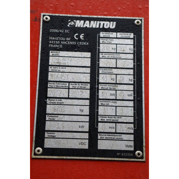 2012 Manitou 150 AETJ compact-44175372