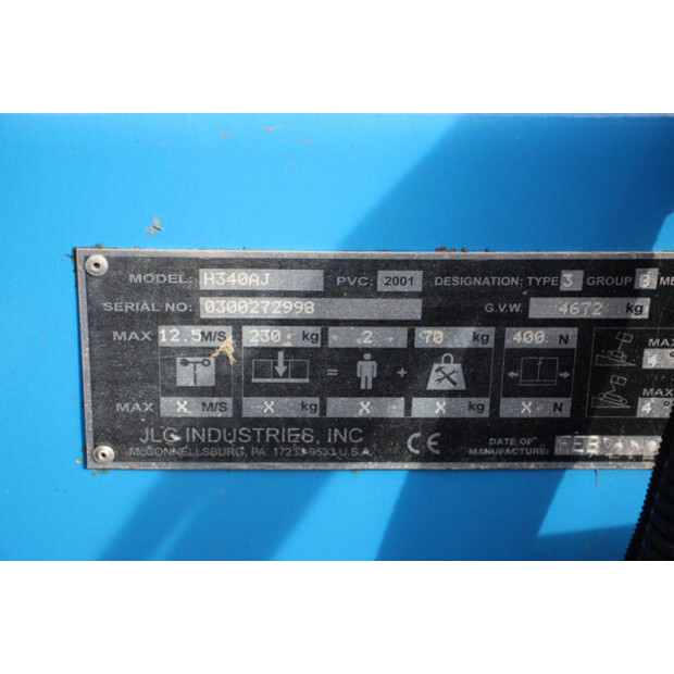 2001 JLG H340AJ-44175616