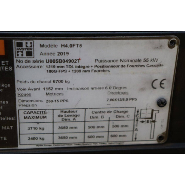 2019 هايستر H4.0FT5-44176891