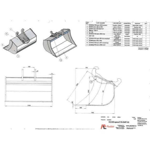 2013 Pladdet SG840NX2100-44179182
