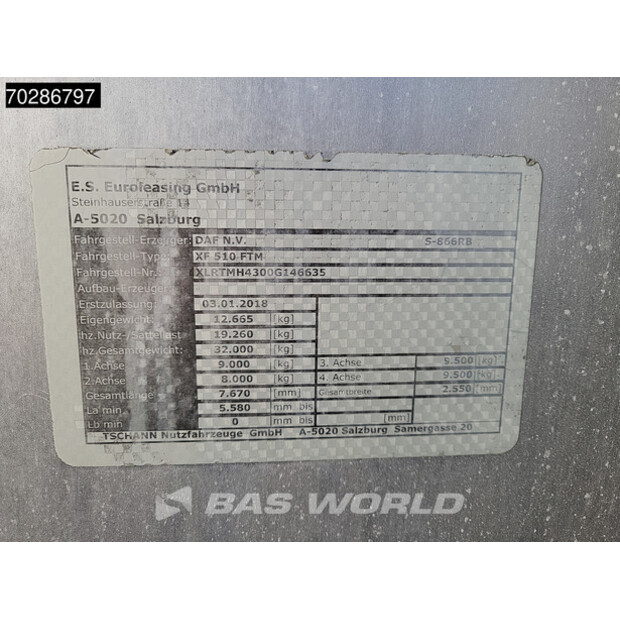 2017 DAF XF 510-44209295