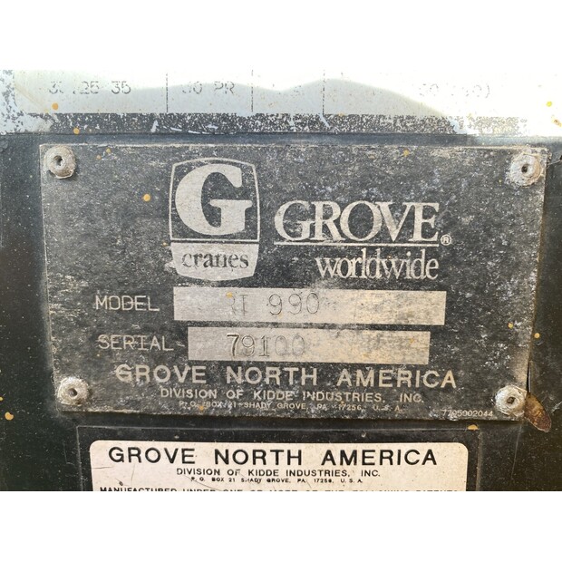 1992 GROVE RT990-44211640