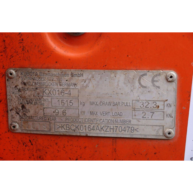 2019 كوبوتا KX016-4-44212781