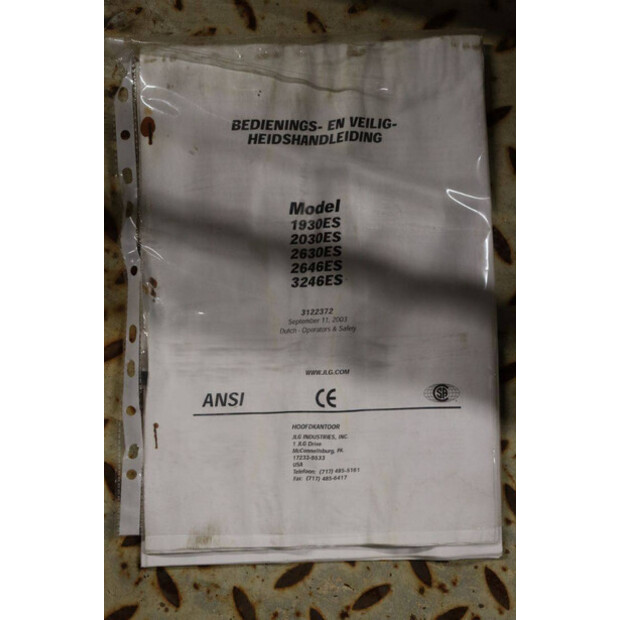 2016 JLG 2646 ES-44212990