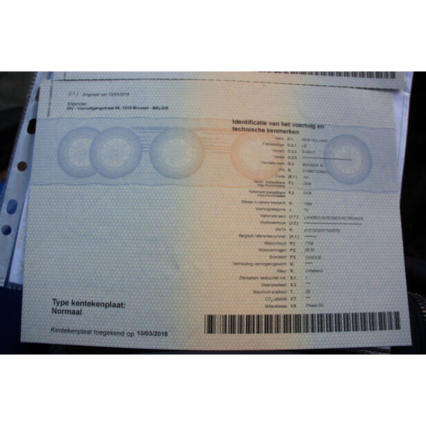 2017 New Holland Boomer 35-44214398