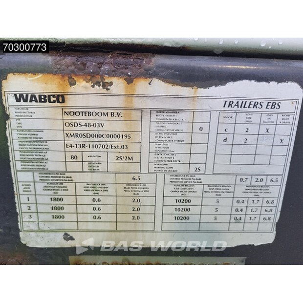 2012 Nooteboom OSD 48 03V L-44215792