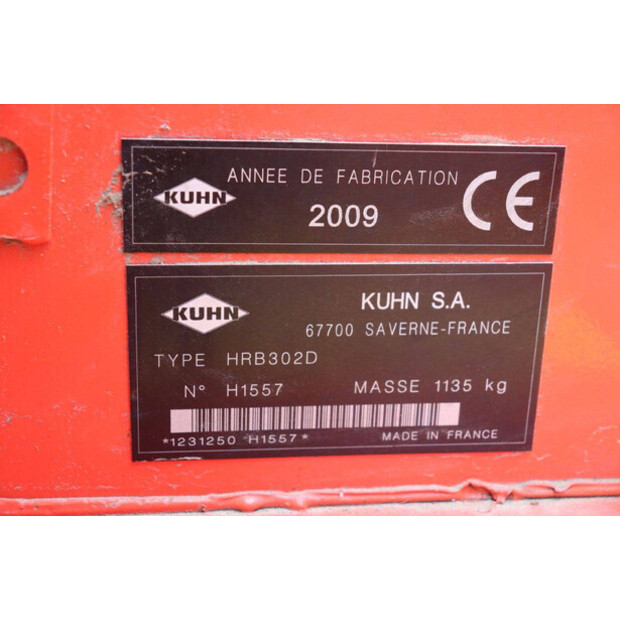2009 Kuhn HRB302D-44216437