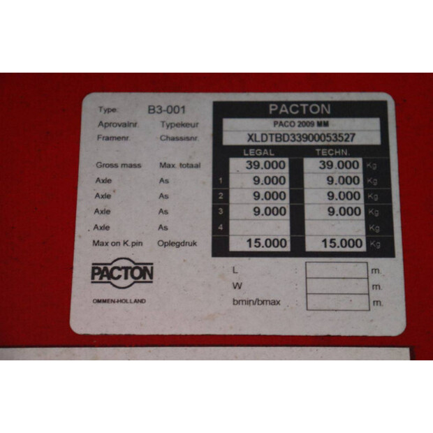 2006 Pacton B3-001-44217600