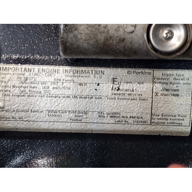 Perkins Engine (Industrial) 1106C-E66T-44224146