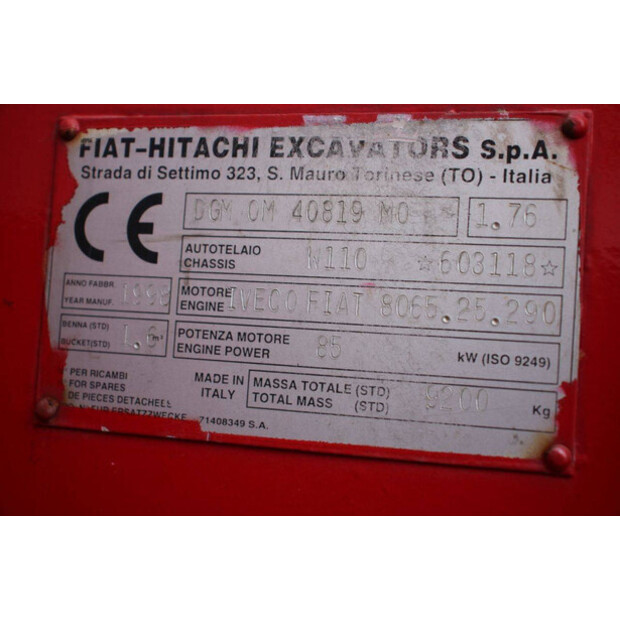 1998 Fiat Hitachi FH-W110-44237584