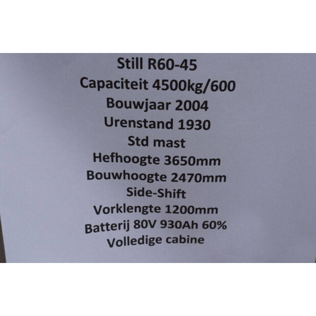 2004 Still R60-45-44240634