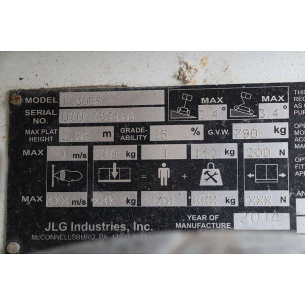 2014 JLG 1230ES-44241215