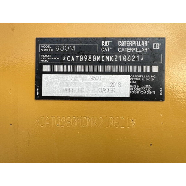 2018 Caterpillar 980M-44243616