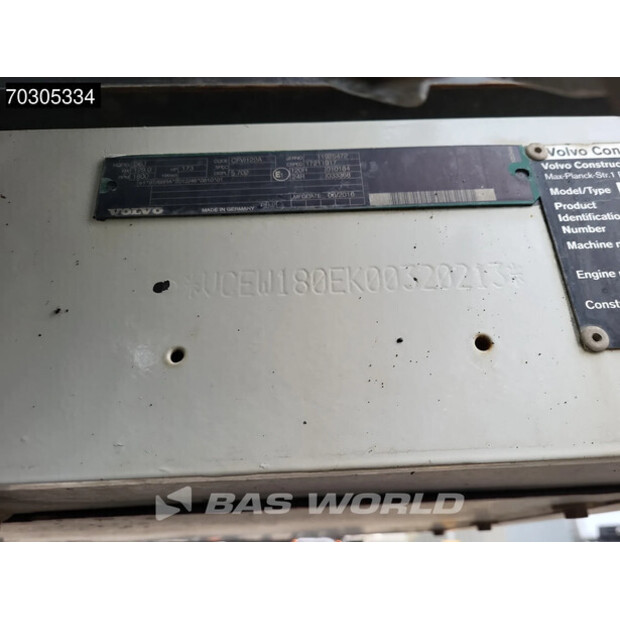 2016 Volvo EW180E-44261437