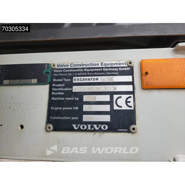 2016 Volvo EW180E-44261438