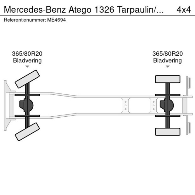 2011 مرسيدس بنز Atego 1326-44265381