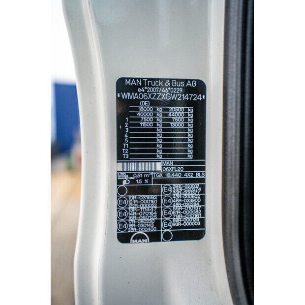 2016 مان TGX 18.440 XLX BLS-44283807