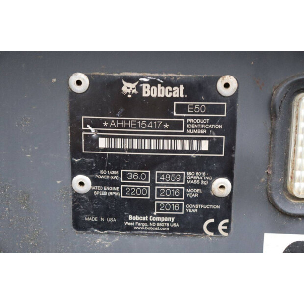 2016 BOBCAT E50-44285521