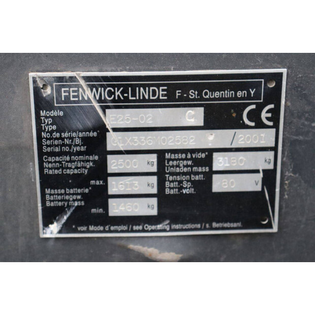 2001 Linde E25-02-44287934