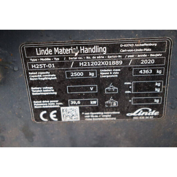 2020 Linde H25T-01-44288014
