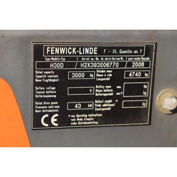 2006 Linde H30D-44288186