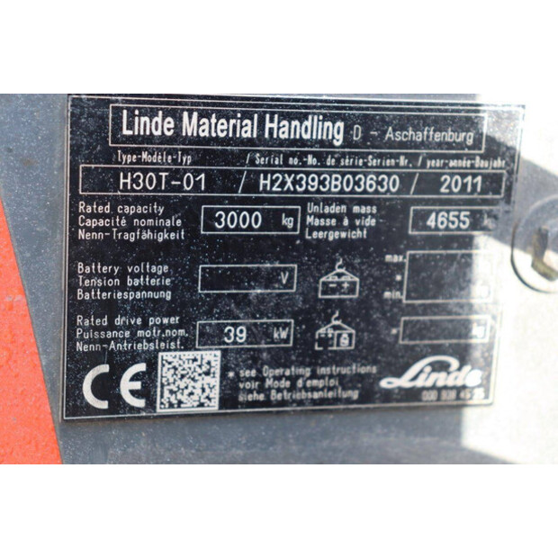 2011 Linde H30T-01-44289358
