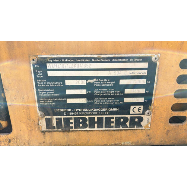 2008 ليبهير A904C-44289599