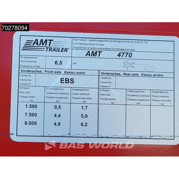 2019 AMT Trailer AMT 4770-44290794