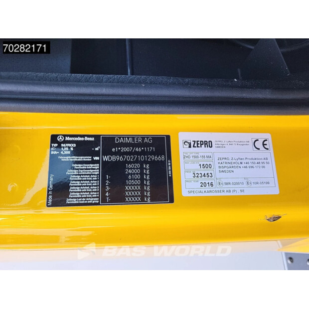2016 مرسيدس بنز Atego 1524-44291100